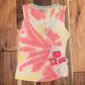 Whimsical embellished sleeveless top